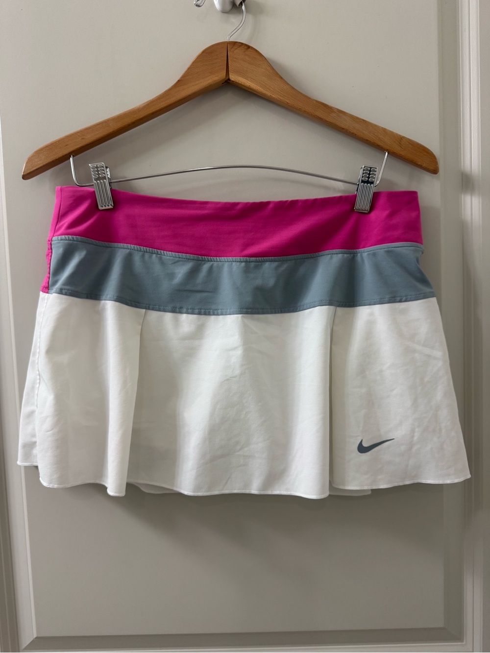Nike Dri-Fit Skort Tennis Color Block Running Train Gym Track Women's Medium